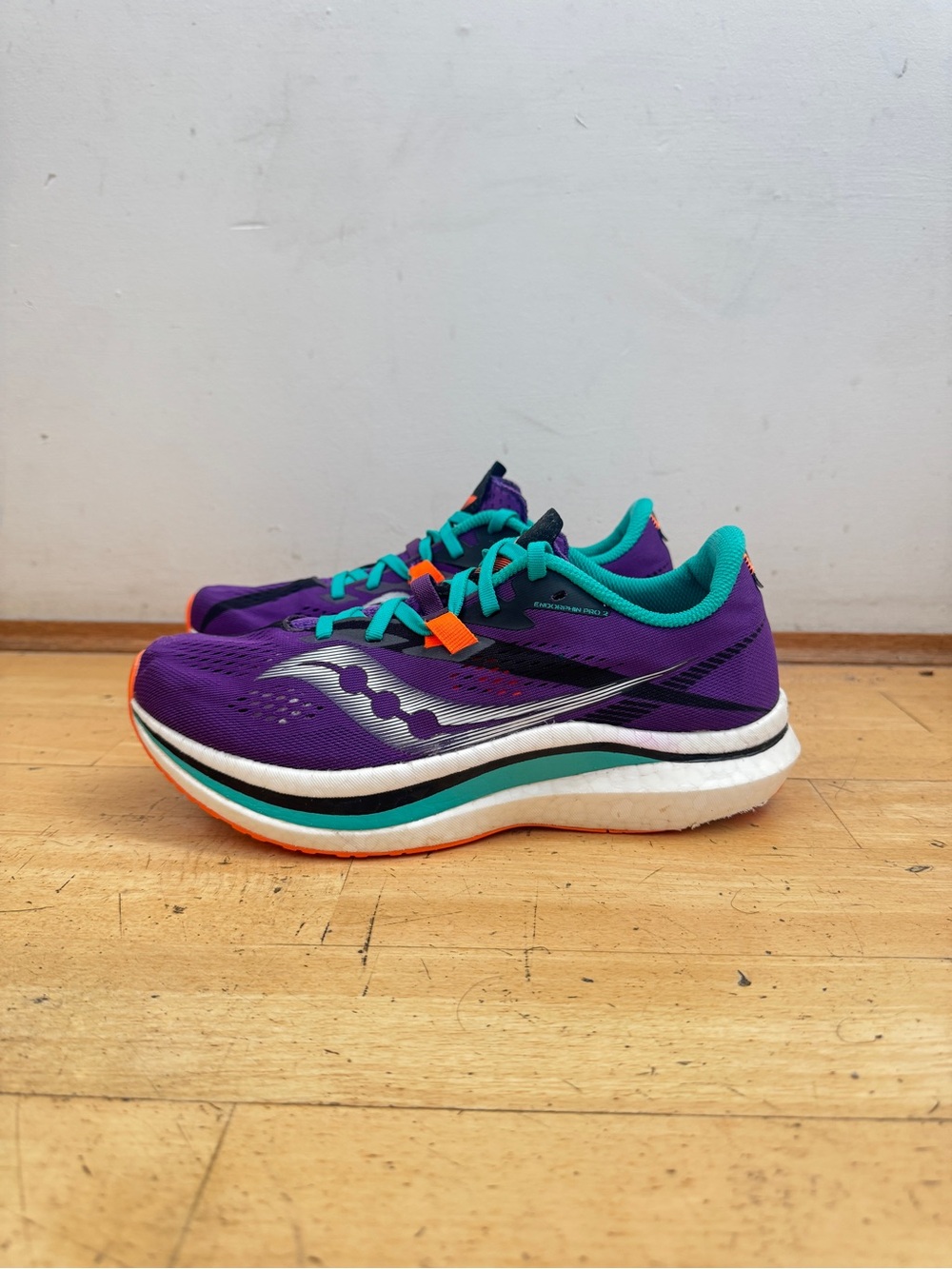 Saucony Endorphin Pro 2 Carbon Plated Shoss US 8.5 Concord Jade S10687-20